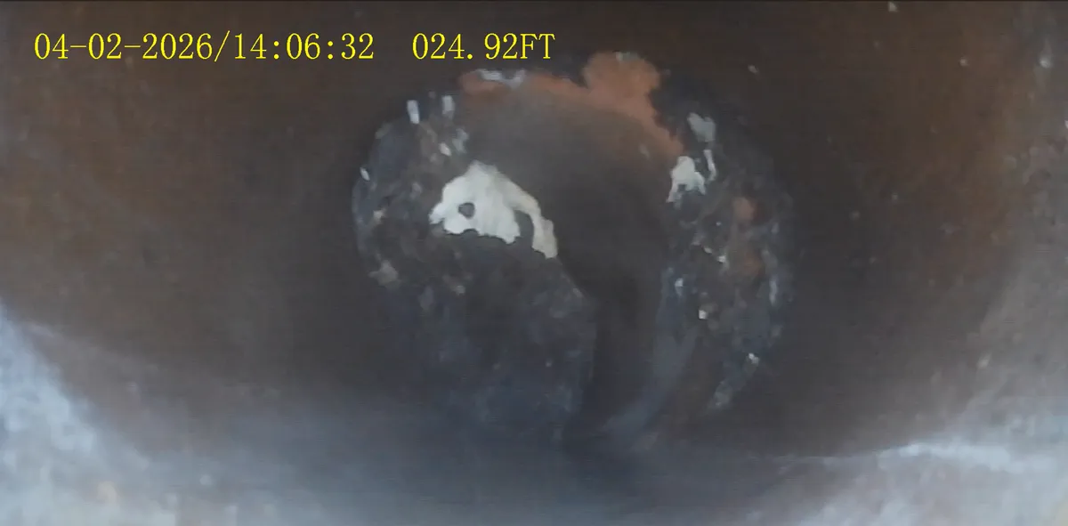 Root Ball Obstruction — sewer scope finding by Inspector Pros